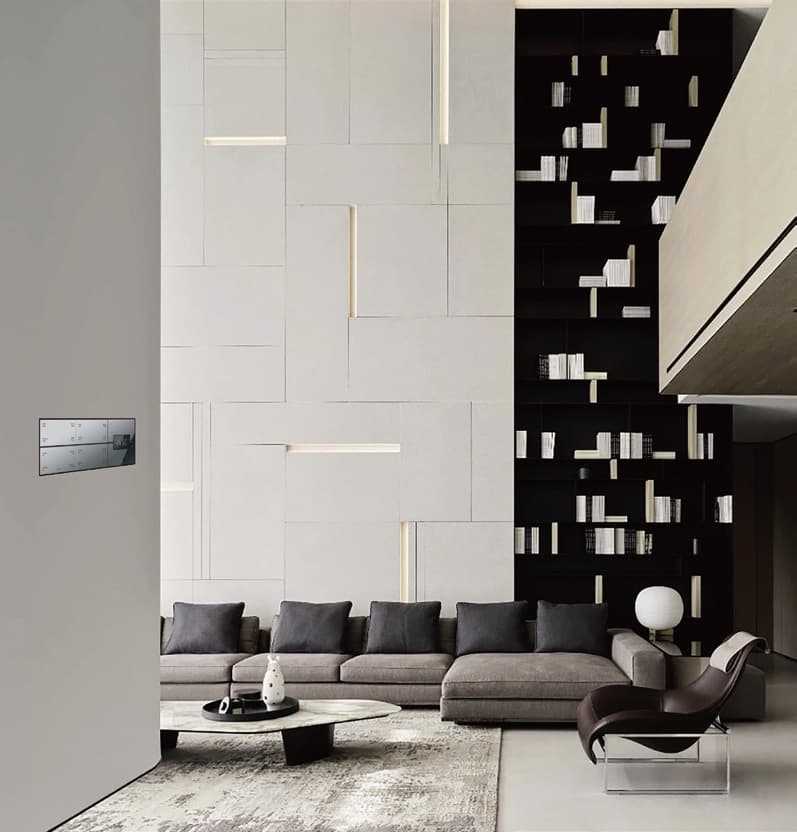 Moorgen smart control integrated into a modern interior