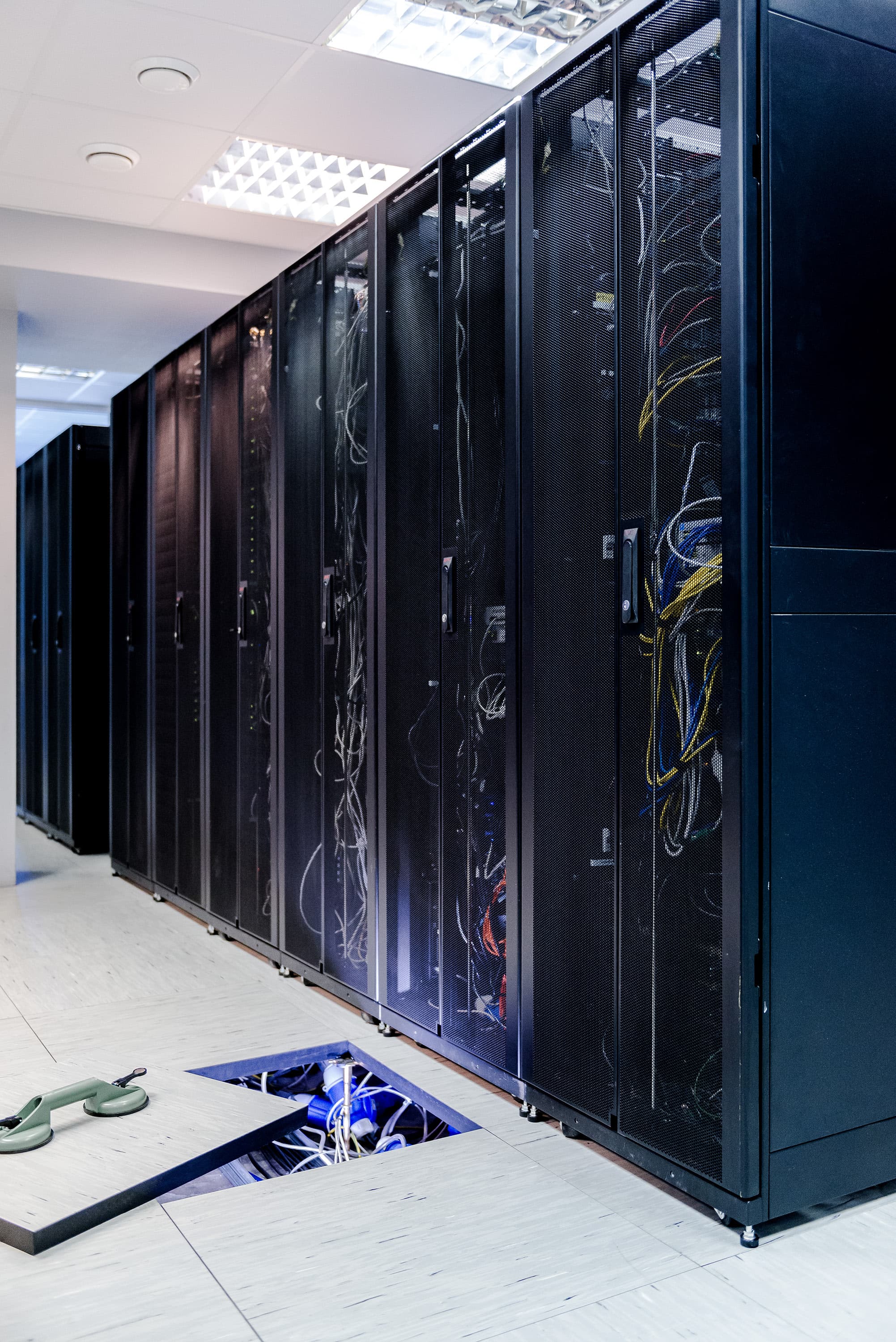 Network racks and structured cabling infrastructure